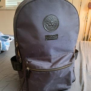 Charcoal Versace Backpack VGUC